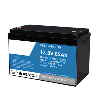 Thân thiện với môi trường Pin lithium LifeP04 thay thế 12,8V 85AH SLA hiệu suất cao được tích hợp trong BMS cho ánh sáng mặt trời