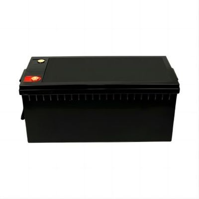 Thân thiện với môi trường Công suất đầu ra cao 12,8V 220AH Màu đen mờ với pin lithium BYD Cell LifeP04 cho RV