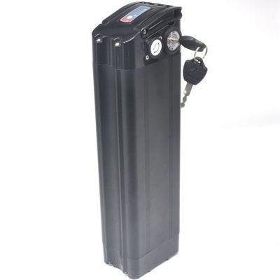 1500 lần chu kỳ Tay cầm di động Gói xe đạp điện bằng nhôm màu đen 36V 10AH có khóa an toàn cho xe đạp điện gấp