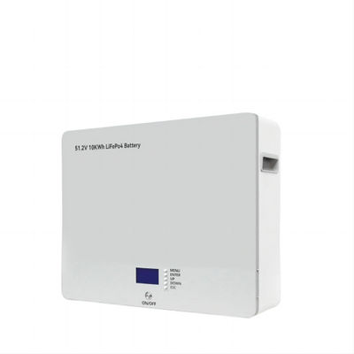 Phòng pin Lithium Ion gắn tường Chu kỳ sâu Khả năng cao Thời gian hoạt độngP04 10KWH Đối với hệ thống dự phòng pin nhà