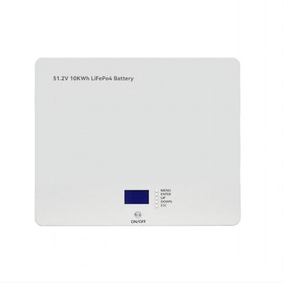 Phòng pin Lithium Ion gắn tường Chu kỳ sâu Khả năng cao Thời gian hoạt độngP04 10KWH Đối với hệ thống dự phòng pin nhà