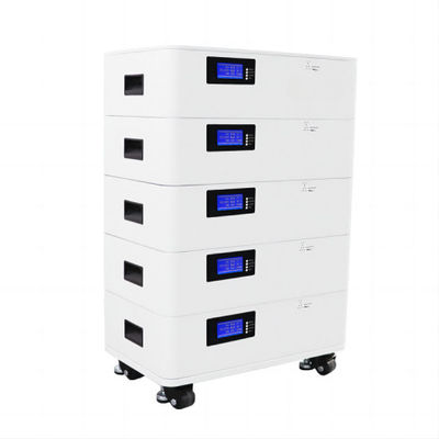 Năng lượng đầu ra cao Inverter tấm pin mặt trời xếp chồng 20,48KWH LFP pin với CE UL được phê duyệt cho nhà