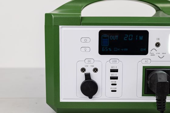 Hiệu suất cao AC 300W 220V đầu ra Máy phát năng lượng mặt trời di động pin sạc lại LifePO4 Cho đi bộ đường dài ngoài trời
