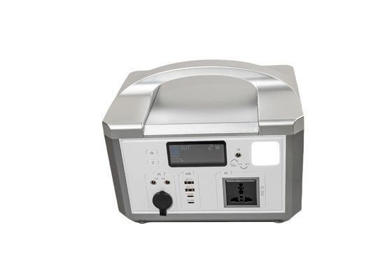 Ánh sáng LED / Ánh sáng SOS 300W nguồn cung cấp năng lượng ngoài trời với sạc không dây Ngân hàng năng lượng mặt trời di động cho đi bộ đường dài ngoài trời