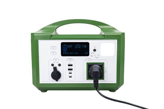 CE chấp thuận sạc không dây Ngân hàng năng lượng mặt trời di động không bị gián đoạn với vỏ nhựa xanh cho hệ thống dự phòng UPS