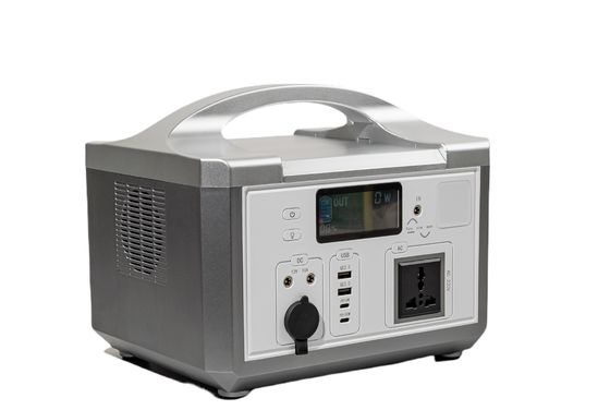 IP65 Cung cấp điện di động LifePO4 600WH Pin Điện Lượng lên đến 1200W Máy phát năng lượng mặt trời Cho cắm trại / sử dụng tại nhà