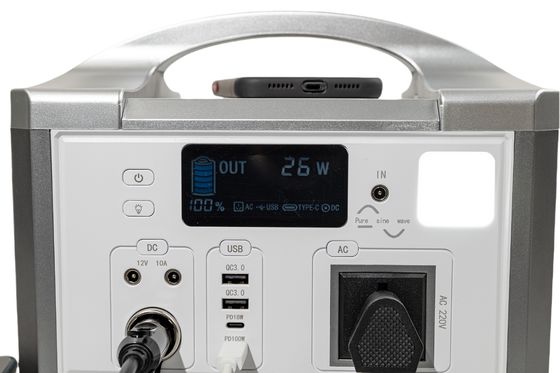 50HZ/60HZ AC Outlet Flash Fish Máy phát năng lượng mặt trời Lưu trữ năng lượng di động với sạc tấm pin mặt trời cho thiết bị văn phòng