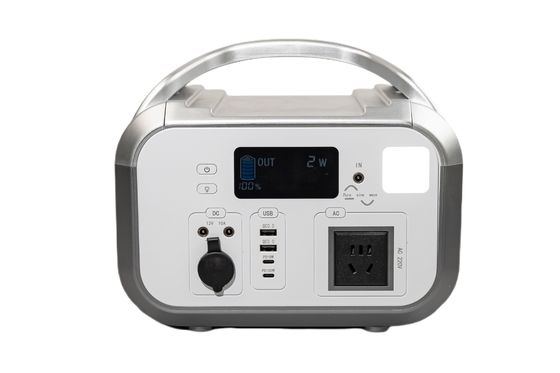 Đèn đèn flash LED sạc Lifepo4 hình trụ với 3 ổ cắm AC pin Power Bank cho điện thoại thông minh