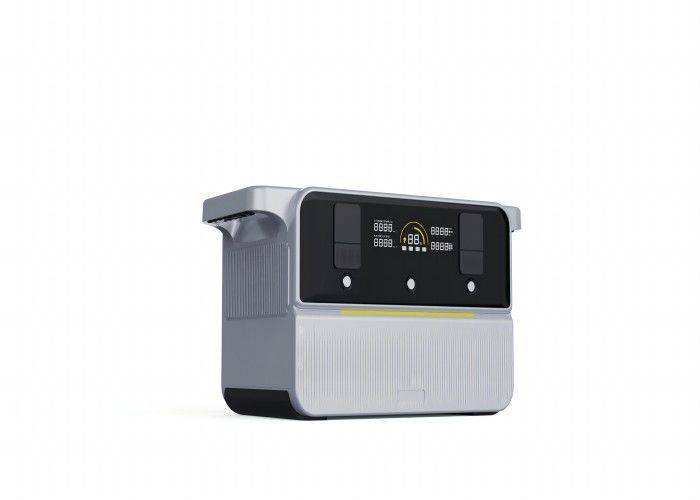 Trạm phát điện di động ngoài trời di động IP65 LifeP04 220 V 50HZ với bảng điều khiển năng lượng mặt trời