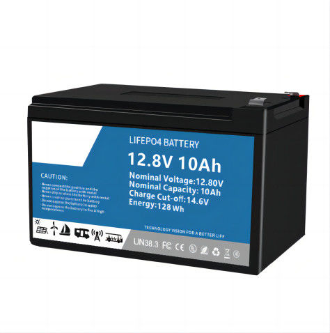 Pin lithium chì SLA LifeP04 Sạc ổn định 12,8V 10AH cho đèn khai thác