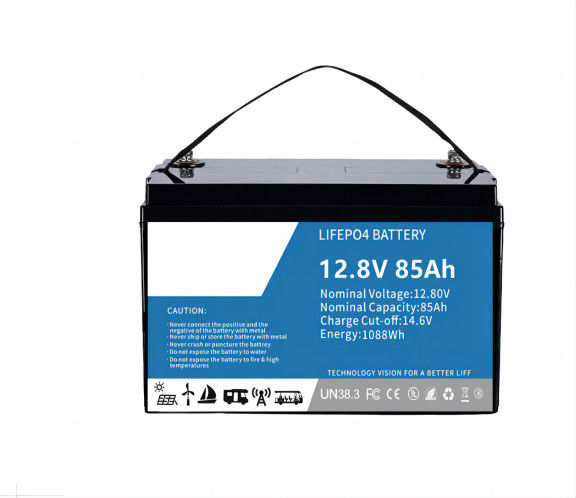 Thân thiện với môi trường Pin lithium LifeP04 thay thế 12,8V 85AH SLA hiệu suất cao được tích hợp trong BMS cho ánh sáng mặt trời
