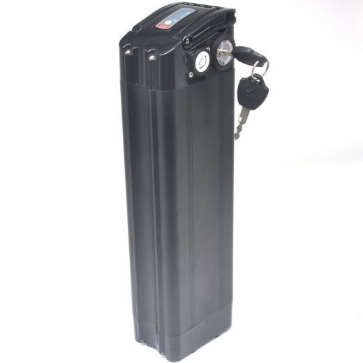 1500 lần chu kỳ Tay cầm di động Gói xe đạp điện bằng nhôm màu đen 36V 10AH có khóa an toàn cho xe đạp điện gấp