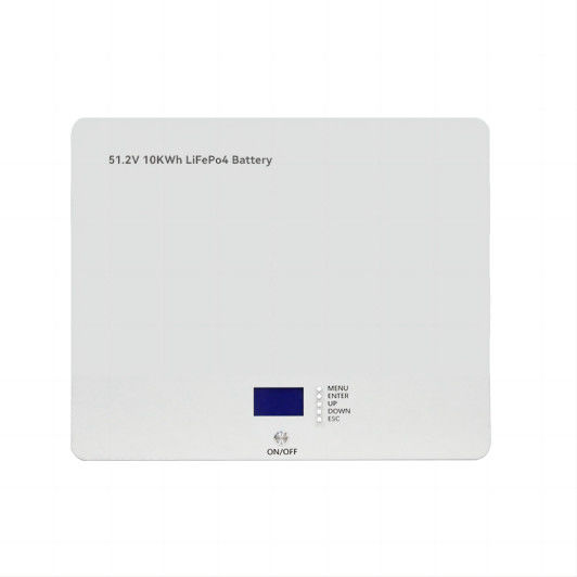 Phòng pin Lithium Ion gắn tường Chu kỳ sâu Khả năng cao Thời gian hoạt độngP04 10KWH Đối với hệ thống dự phòng pin nhà