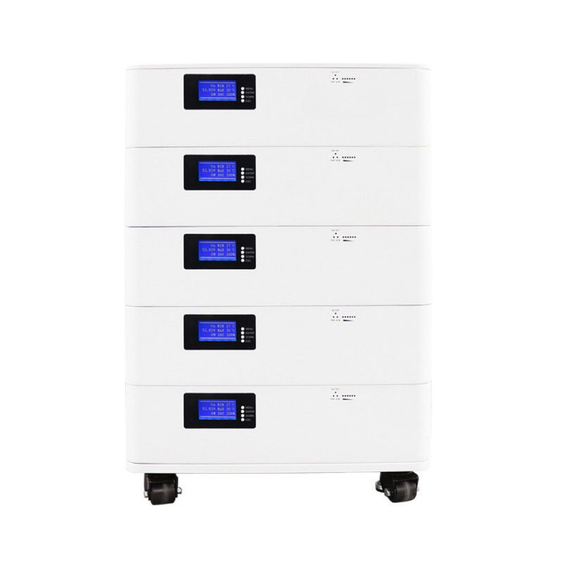 Bluetooth Ba pha Mặt trời Inverter Dry Contact LifePO4 Bộ pin 5KWH 10KWH Đối với Hệ thống lưu trữ năng lượng mặt trời