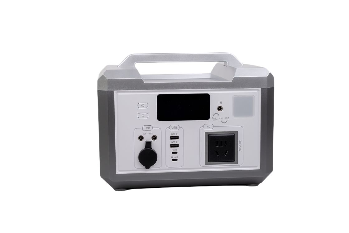 Silver Shell Ultra Output Power 600W EU Adapter Sạc Power Bank Với màn hình hiển thị LCD