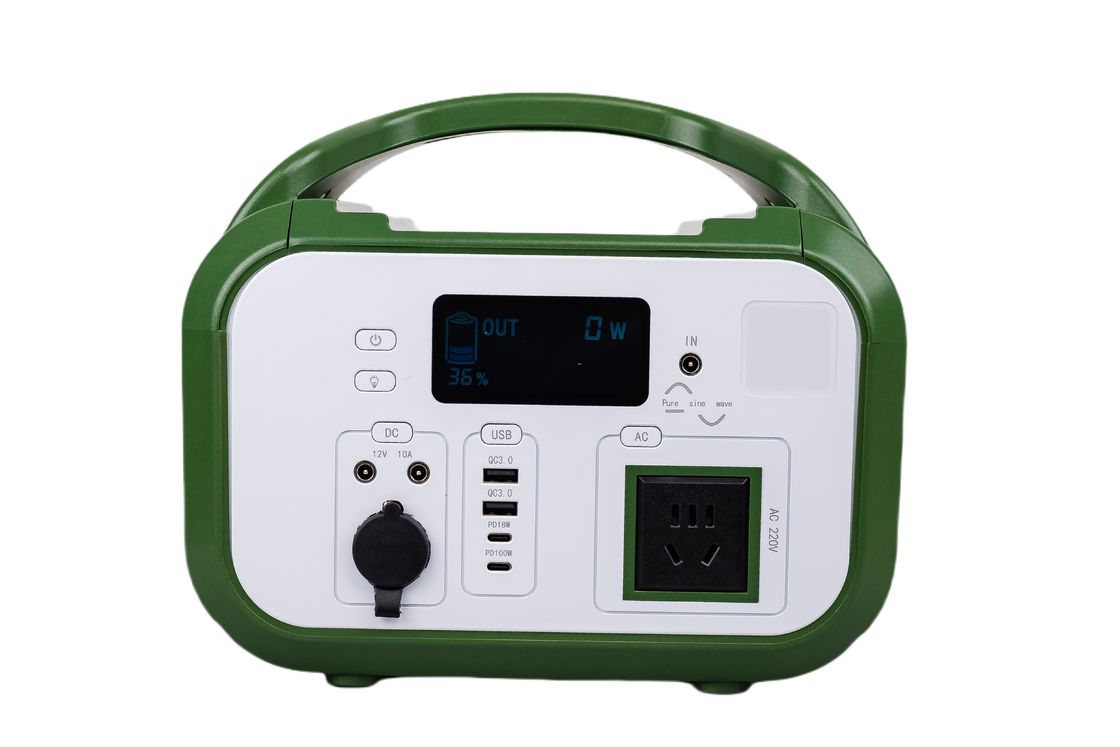 Đèn đèn flash LED sạc Lifepo4 hình trụ với 3 ổ cắm AC pin Power Bank cho điện thoại thông minh