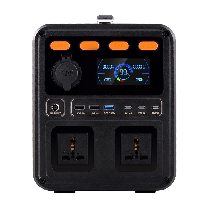 Tuổi thọ dài sóng sinus tinh khiết DC13V AC Lượng đầu ra lên đến 1300W Máy phát năng lượng mặt trời khẩn cấp với CE / UL được phê duyệt